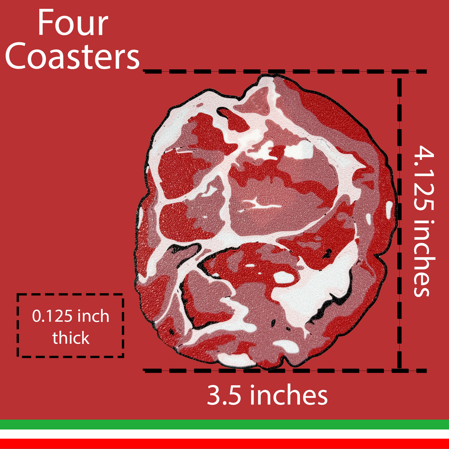 The GABAGOOL Coasters | Set of 4 Drink Coasters